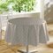 NAPPE RONDE 160 CM PVC IMPRIME MODERNA TAUPE