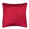 HOUSSE DE COUSSIN ENCART 40X40CM SHANA ROUGE