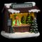 NUM 318 VILLAGE DE NOEL SCENE STAND MARCHE 3LEDS