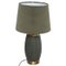 LAMPE CYLD VERT CEDRE SEFA H.43.5CM