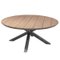 TABLE ORIENGO RONDE ACACIA GRAPHITE 8 PLACES