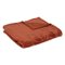 PLAID FLANEL BRUSH ZOA TERRACOTTA 125X150CM