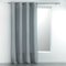 RIDEAU A OEILLETS 140X260CM TISSE UNI MELIANE GRIS