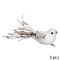 SUSPENSION OISEAU BRANCHE PINCE 16CM X3 PIECES