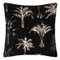 HOUSSE COUSSIN CHENILLE PALMIER NOIR 40X40CM