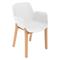 FAUTEUIL PIED BOIS BLANC ALBY