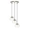 SUSPENSION X3 VERRE NIGHT DORE D.15CM