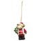 SUSPENSION CERAMIQUE PERSONNAGE NOEL H.6.5CM