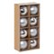 KIT 8 BOULES DE NOEL ARGENT BLANC 8CM