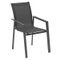 FAUTEUIL REPAS PAVANE ANTHRACITE GRAPHITE