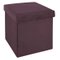 POUF PLIABLE VELOURS PRUNE TESS