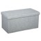 POUF PLIABLE DOUBLE GRIS CLAIR TOMAZ