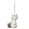 SUSPENSION CERAMQIUE ANIMAL ET FOURRURE H.8CM