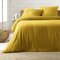 PARURE 240 X 220 CM GAZE COTON UNI 57 FILS ANGELIA JAUNE