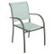 FAUTEUIL PIAZZA VERT CELADON GRAPHITE