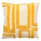 HOUSSE DE COUSSIN TUFTE ABSTRAIT OCRE 40X40CM